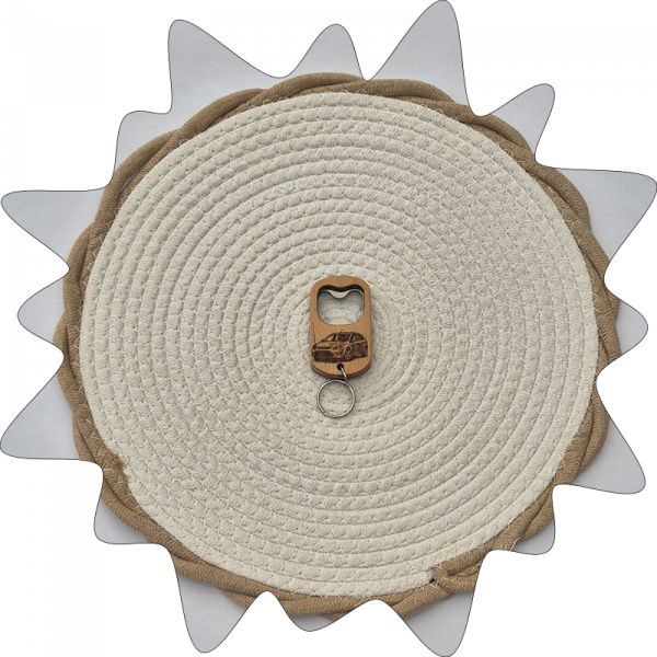 Porte-clé décapsuleur bois – Image 5