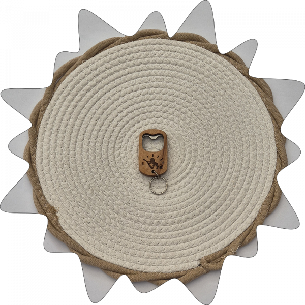Porte-clé décapsuleur bois – Image 4